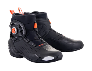 Alpinestars SP-2 Riding Shoes Black/White/Red Fluo