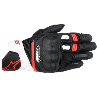 Alpinestars SP-5 Leather Glove Black/White/Red