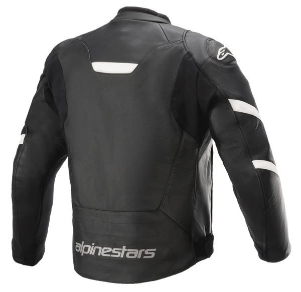 Alpinestars Faster V2 Leather Jacket Black/White