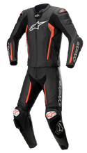 Alpinestars Missile V2 2-Piece Leather Suit Black/Red/Fluo