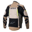 ALPINESTARS HALO DRYSTAR JKT DARK KHAKI SAND YEL FLUO