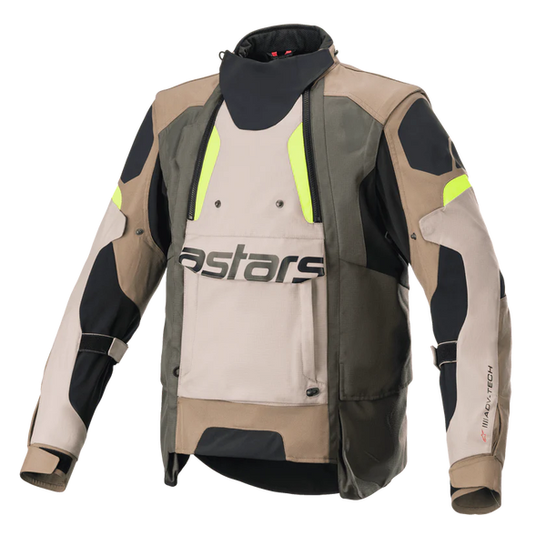 Alpinestars Halo Drystar Jacket Khaki Sand Yellow