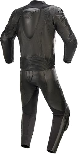 Alpinestars GP Plus V3 Graphite 2-Piece Motorcycle Leather Suit Black