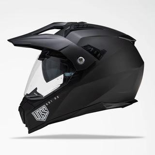 Voss 601 D2 Dual Sport Matte Black Helmet