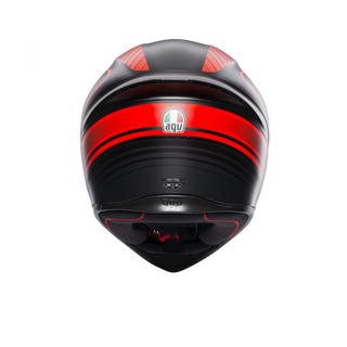 K1 AGV E2205 MULTI WARMUP MATT BLACK/RED ML