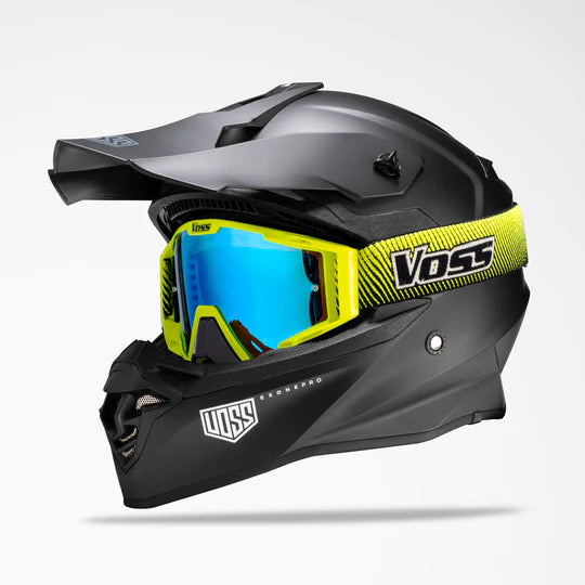 VOSS ONE MX GOGGLES BLAZE GN/BK