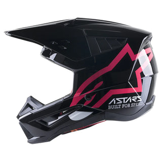 ALPINESTARS S-M5 COMPASS HELMET ECE BLK DIVA PINK GLOSSY