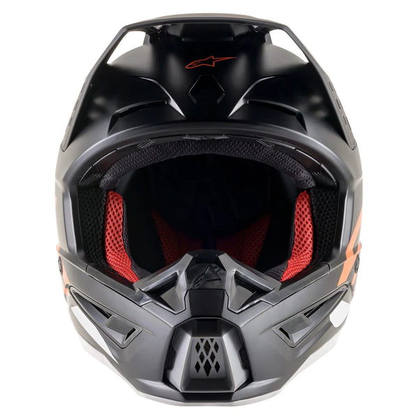 ALPINESTARS S-M5 COMPASS HELMET ECE BLK ORG FLUO MATT