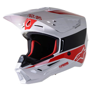 ALPINESTARS S-M5 BOND HELMET ECE WHITE RED GLOSSY