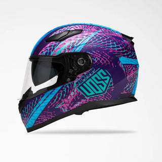 Voss 988 Moto-1 Purple Haze Serpienti Helmet