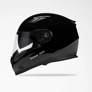 Voss 988 Moto-1 Gloss Black Helmet