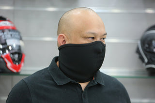 HALF FACE MASK BLACK