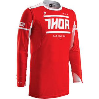 Thor S6 Prime Fit Jersey Red/White