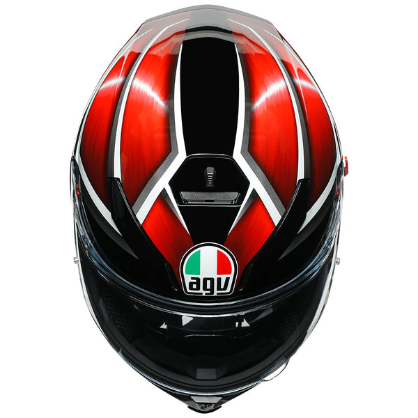 Agv K5 S MULTI ECE DOT - TEMPEST BLACK/RED