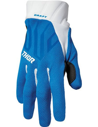 THOR GLOVE DRAFT BLUE/WHITE LG