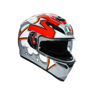 K3 SV AGV E2205 MULTI BUBBLE GRY/WHT/RED