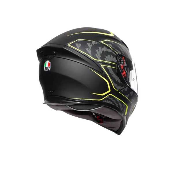 K5 S AGV TORNADO MATT BLK/YEL FLUO