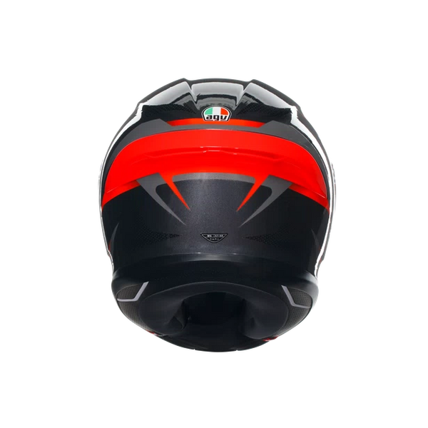 AGV K6 S SLASHCUT BLACK/GREY/RED