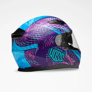 Voss 988 Moto-1 Purple Haze Serpienti Helmet