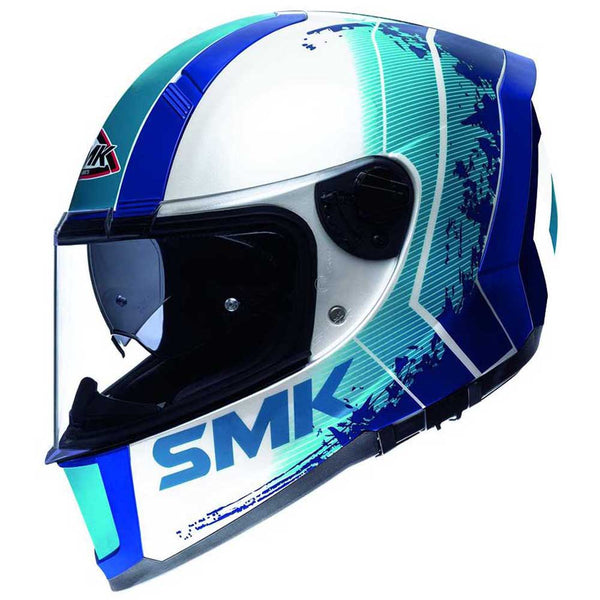 FULL FACE HLMT SMK FORCE KOSTER WHT/BLU KOSTER