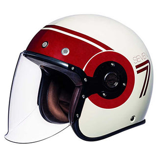 FULLFACE RETRO SEVEN WHT