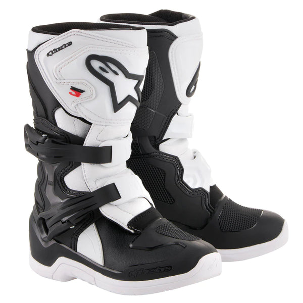 ALPINESTAR TECH 3S YOUTH BLACK WHITE- 5