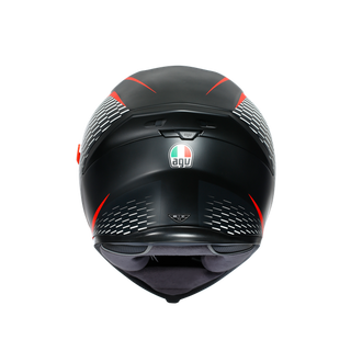 K5 S AGV E2205 MULTI THUNDER MATT BLACK/WHITE/RED