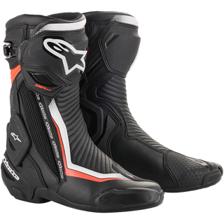 ALPINESTAR SMX PLUS V2 BOOTS BLK WHT RED FL 42