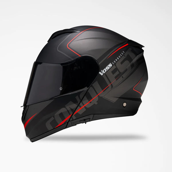 580 CONQUEST MODULAR HELMET IN MATTE BLACK XL