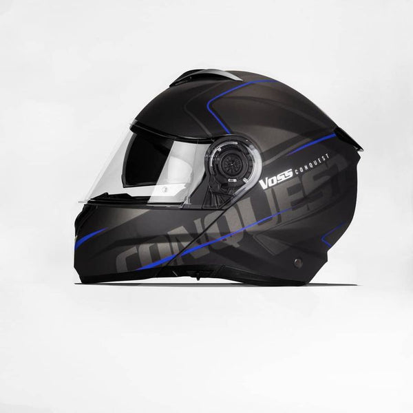 580 CONQUEST MODULAR HELMET IN TRILOGY BLUE M