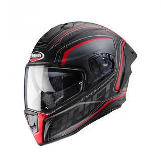 CABERG DRIFT EVO INTEGRA MATT BLACK/ANTH RED FLUO