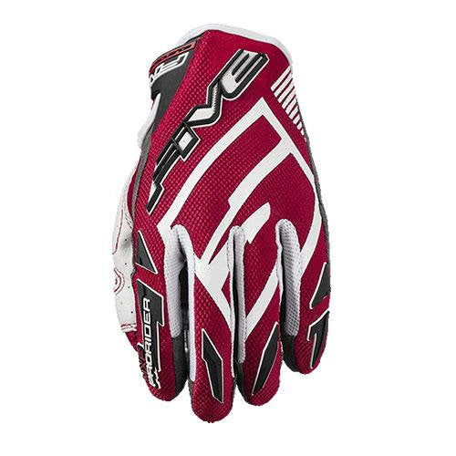 FIVE GLOVES MXF PRORIDERS S RED2020 L