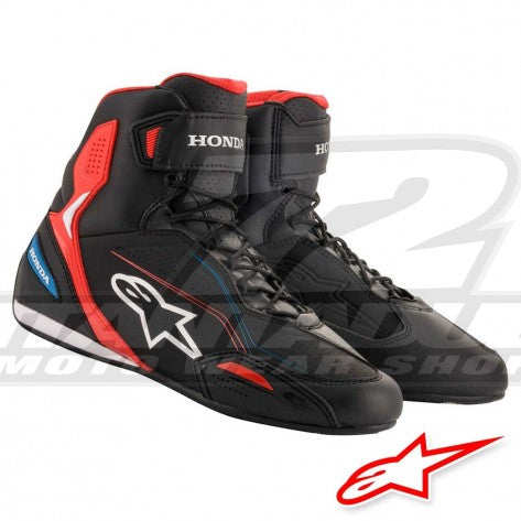 HONDA FASTER-3 SHOES BLK RED BLUE 9