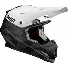 HELMET SCTR BIRDRK BK/WH XL